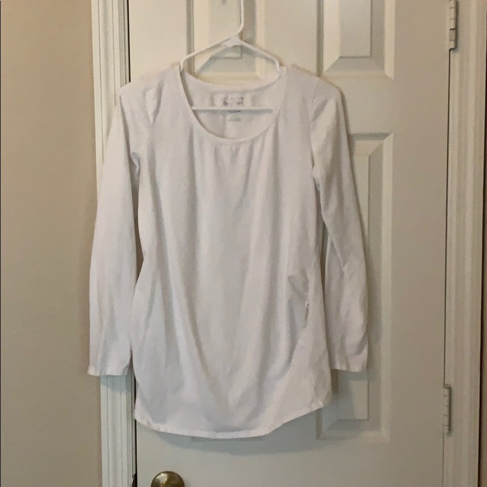 White Long Sleeve Maternity